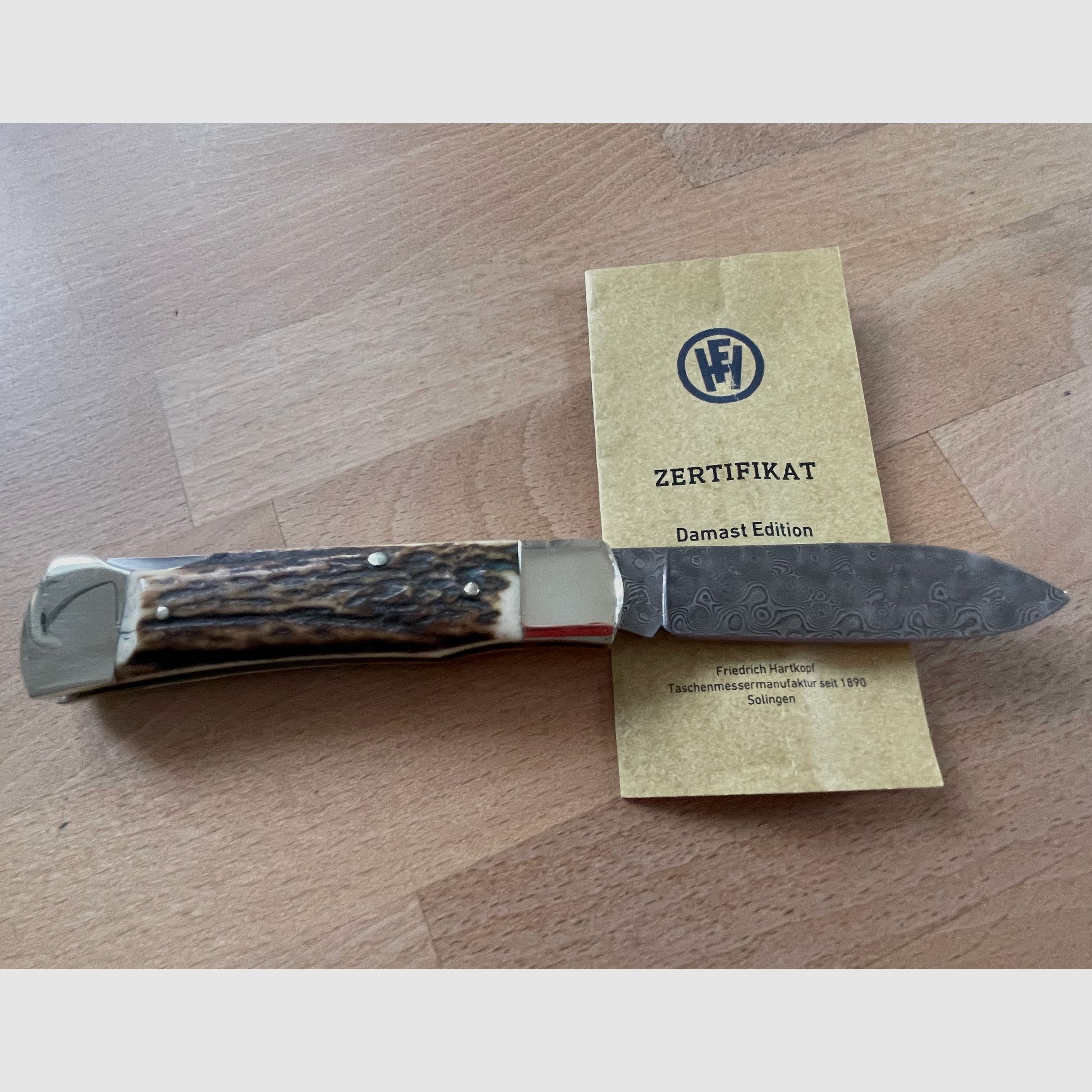 Hartkopf Damast Klappmesser