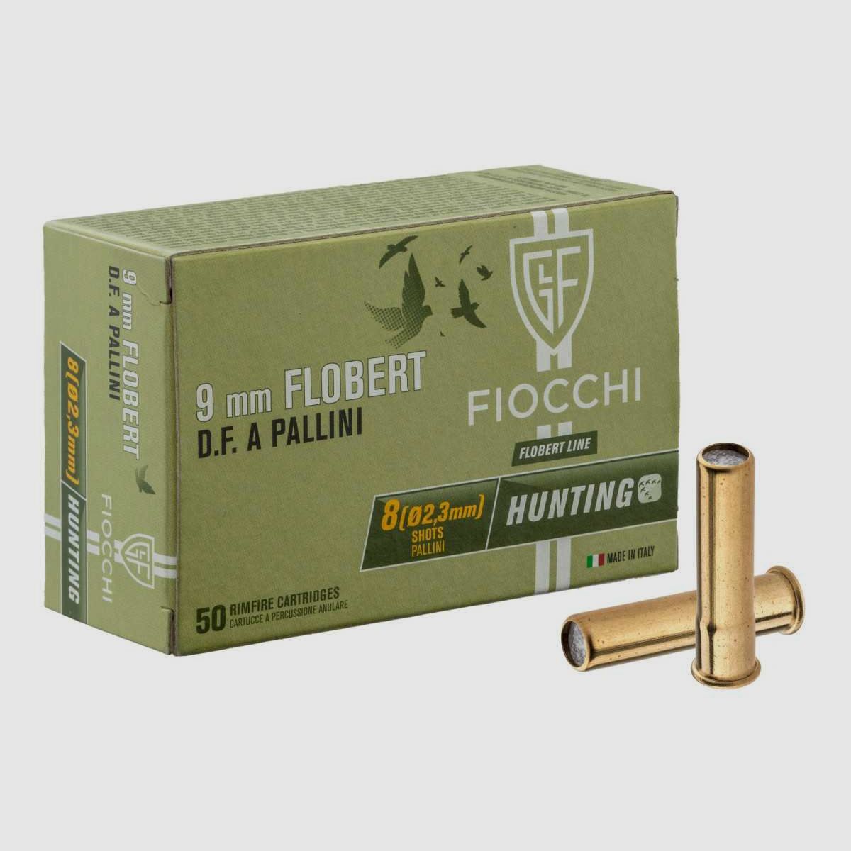 Cartouches 9 mm Flobert à grenaille de plomb - Numéro 10, image 1 sur 3