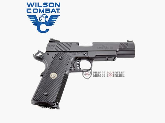 Pistolet WILSON COMBAT 1911 Cqb Tactical LE Noir Rail Cal 9x19