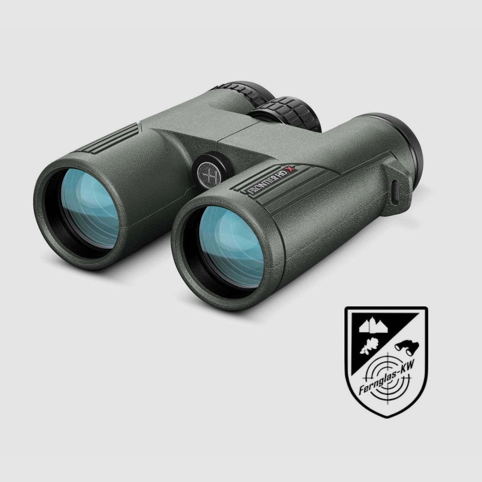 HAWKE 38010 Frontier H DX 8x42 Fernglas Grün mit Zubehör