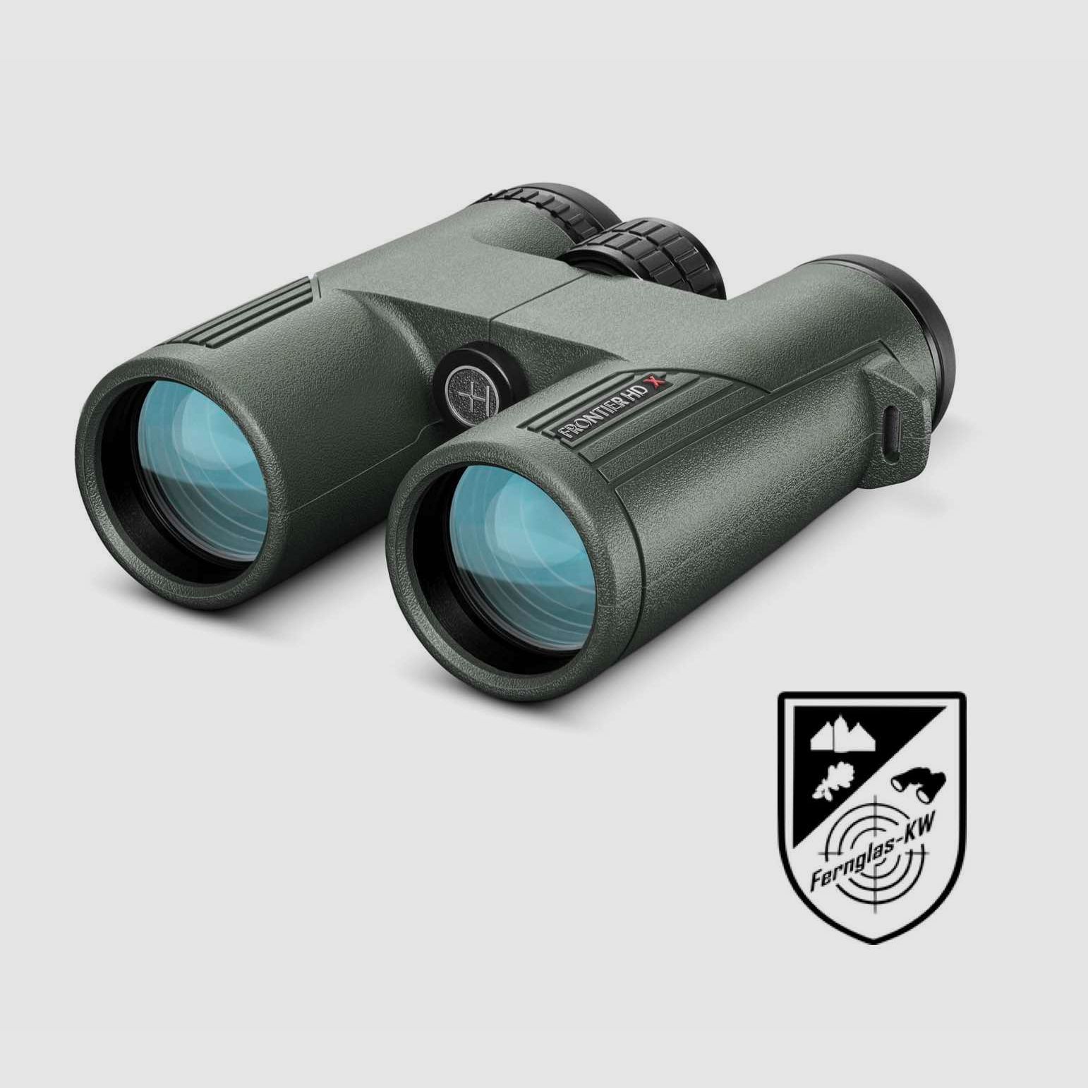 HAWKE 38010 Frontier H DX 8x42 Fernglas Grün mit Zubehör
