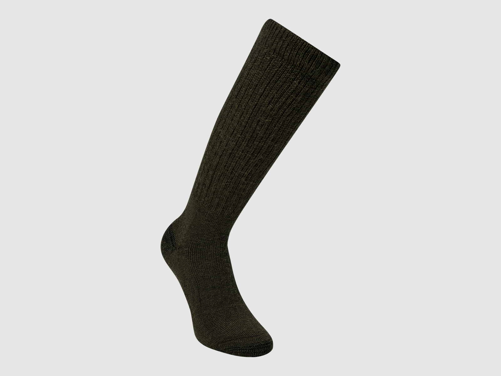 Woll-Seiden-Socken - Forest Green – Size: 36/39