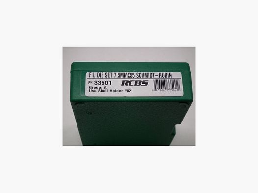 RCBS DIES PEŁNEJ DŁUGOŚCI 7,5X55