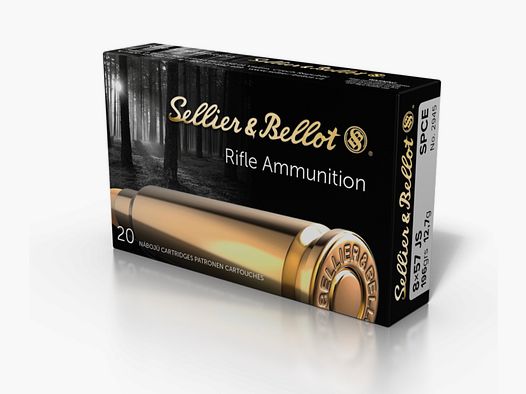 Sellier & Bellot 60163 8x57 IS Teilmantel SPCE 12,7g/196grs. 20 Stk.