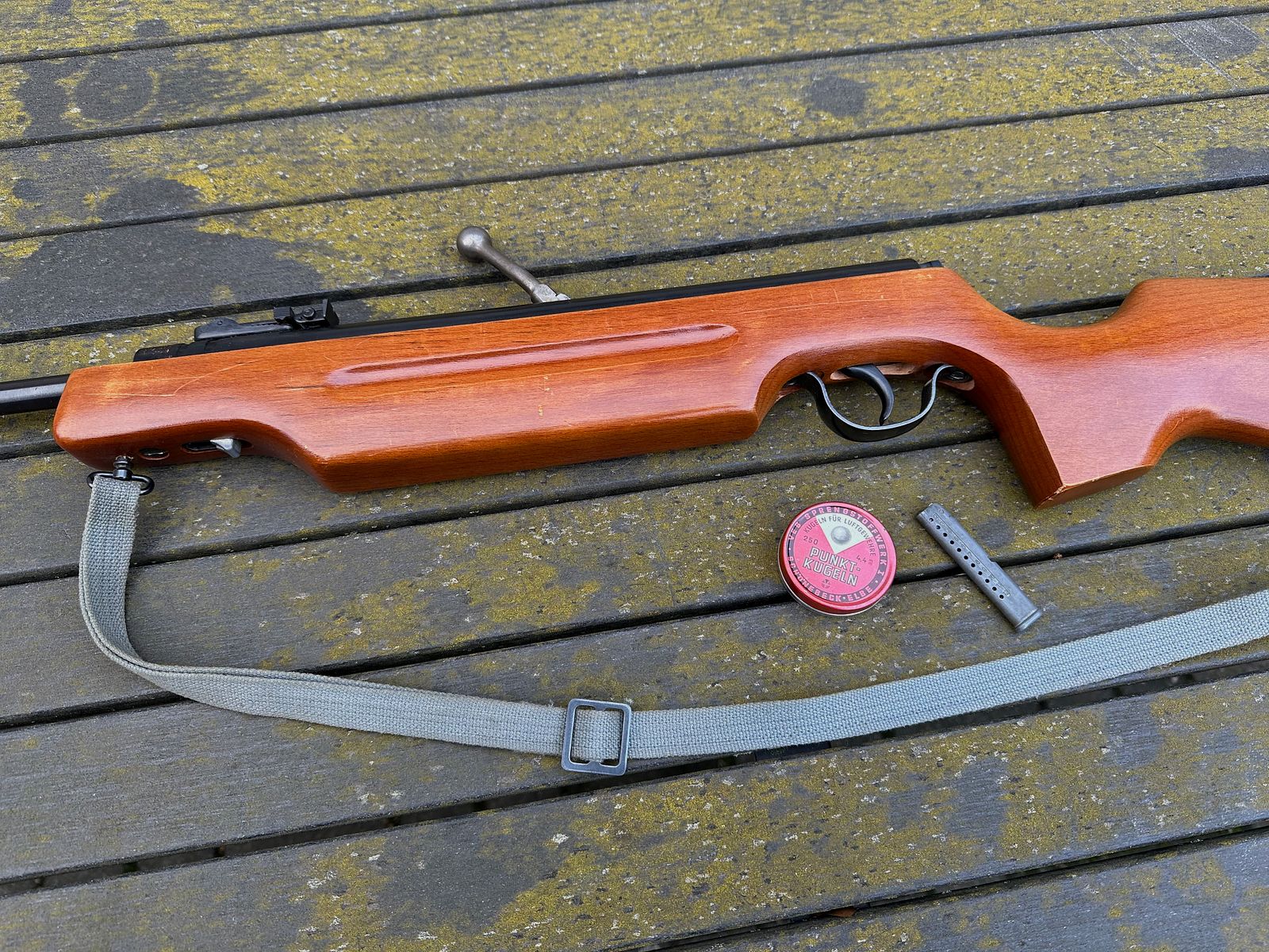 Luftgewehr DDR Haenel Suhl Modell 310 mit Sportschaft