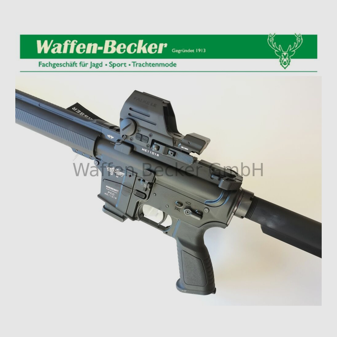 Messerschmitt AR15-9 PCC Cal. 9mm Luger 14,5" + Falke LE