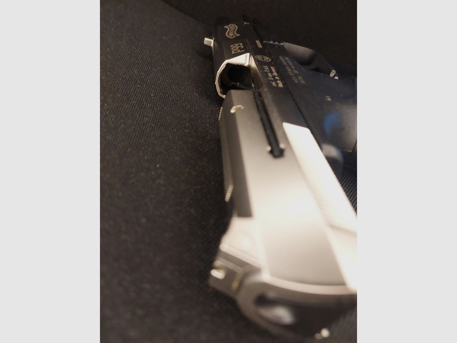 Pistolet d'alarme Walther P99 9mm P.A.K. bicolore Nickel (PTB 762) P 99