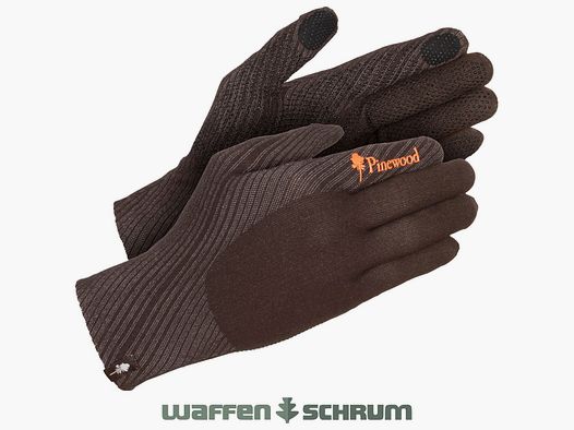 Pinewood Handschuhe Hunters Liner Mossgreen/Dark Brown