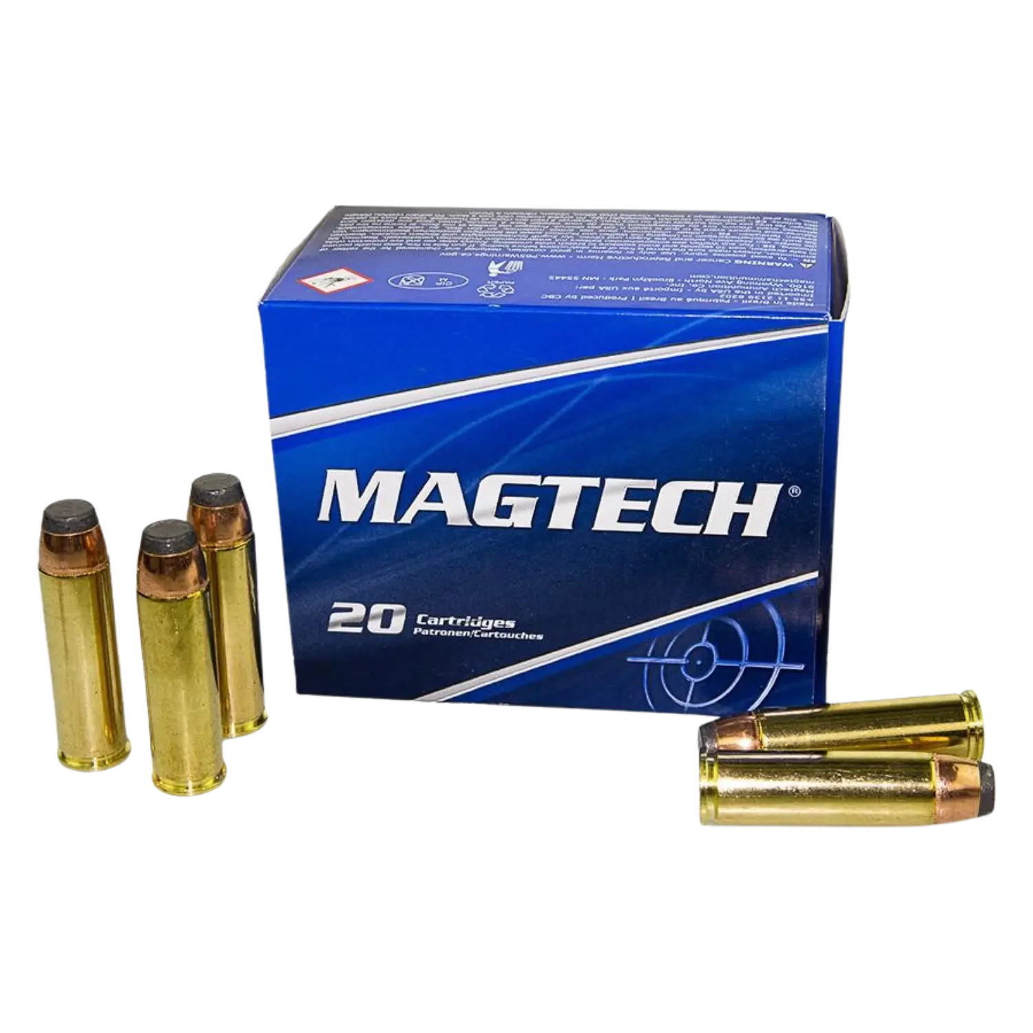 Magtech .500 S&W SJSP-Flat Light Loading 325gr 20 Cartuchos