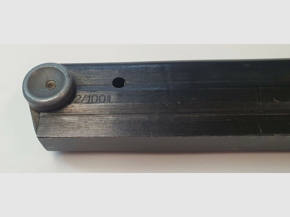 VEB Ernst-Thälmann-Werk Suhl Originalmagazin DDR VoPo für Pistole Mauser P08 - 9mmLuger - 8 Schuss