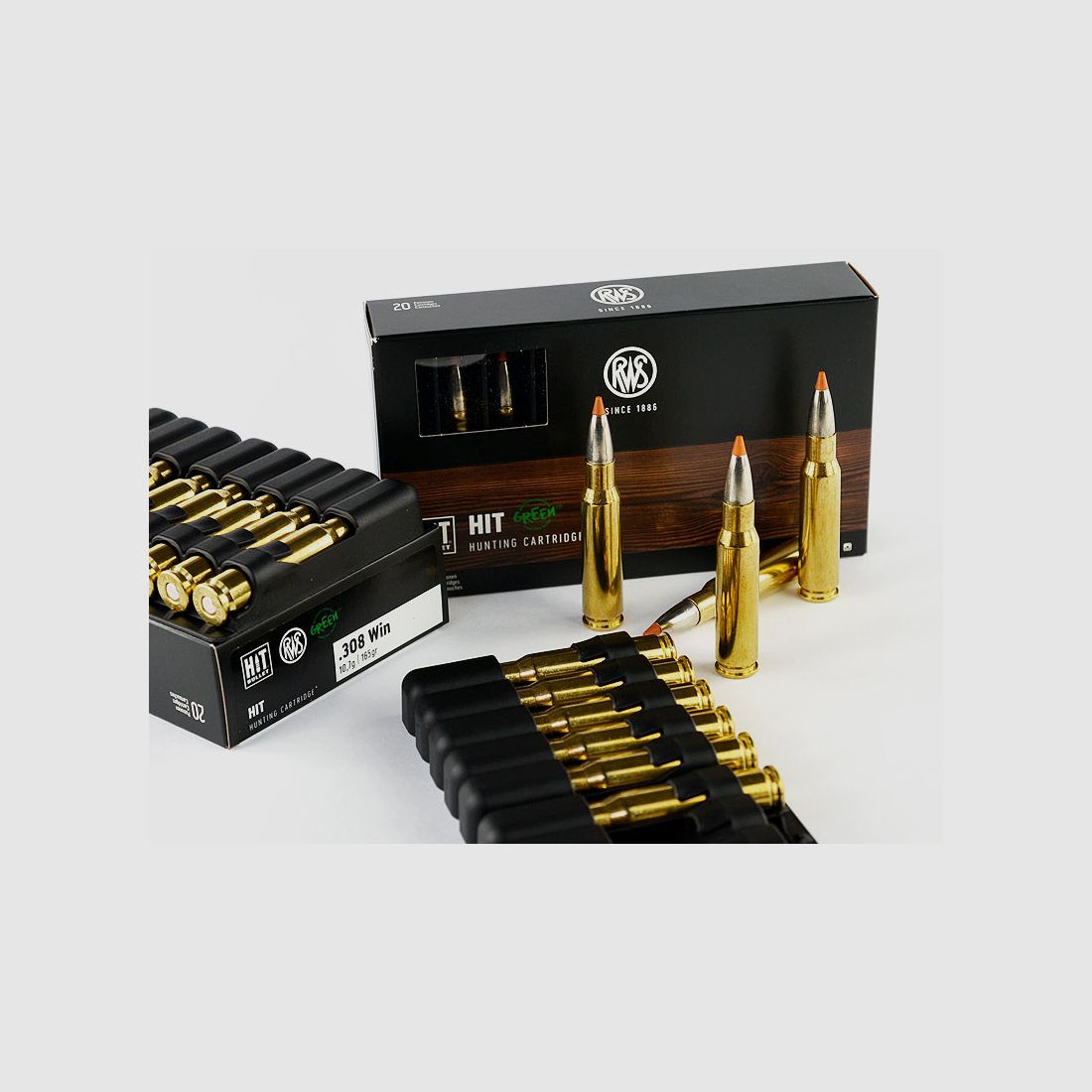 RWS .308 Winchester, HIT 165 grs 1 pack (20 shots at €4.245 each)