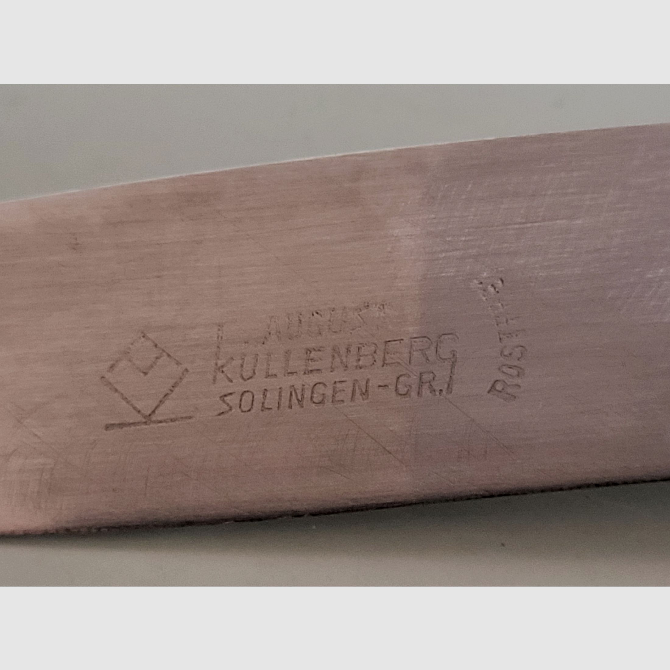 Alte  Jagd Messer . A. Küllenberg Solingen GR- 1925er Jahre - Hirschhorn Griff