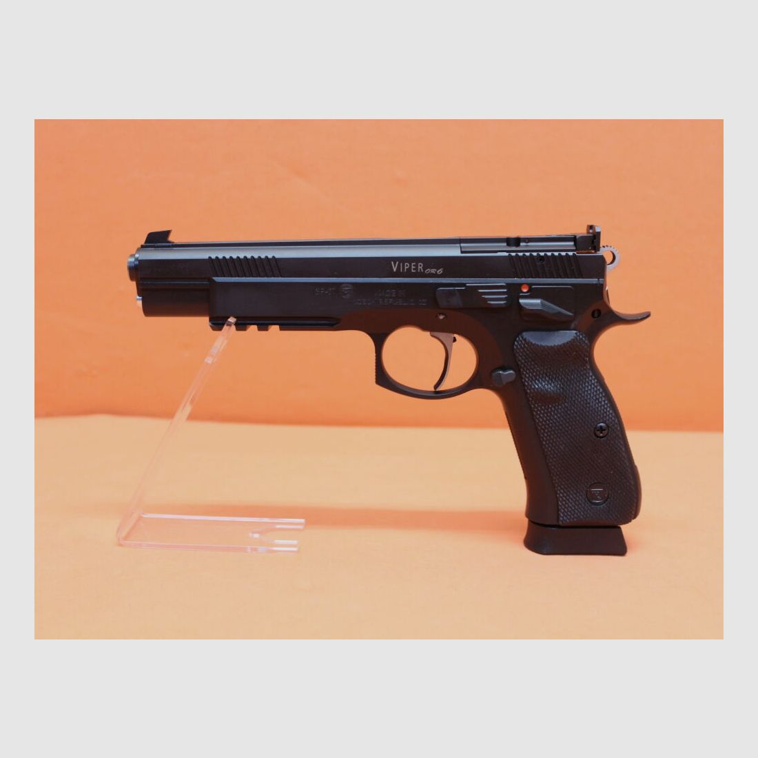 CZUB Armes Oschatz Ha.Pistolet 9mmLuger Armes Oschatz SHADOW Viper OR6 6"/150mm Canon/Visée Sportive/Prêt pour Optiques