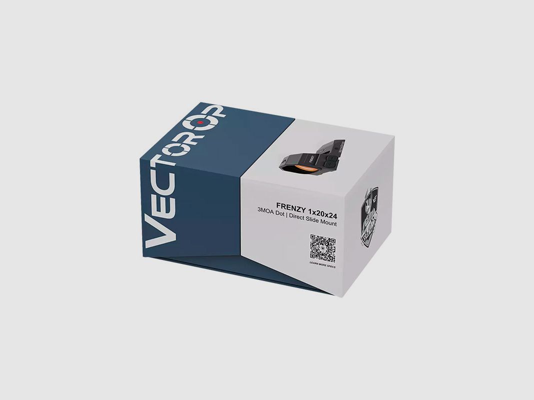 RED DOT – VECTOR OPTICS – FRENZY 1x20x24 | 3 MOA Dot | Direct Slide Mount | CZ® P-10 / Shadow 2 OR Red Dot Sight, image 12 of 12