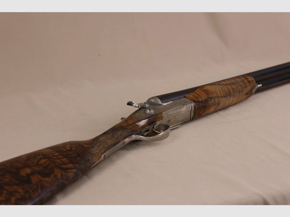 Armas Ego - Eibar Hahn - Doppelflinte // Seitenschloss // absolutes LUXUS Holz