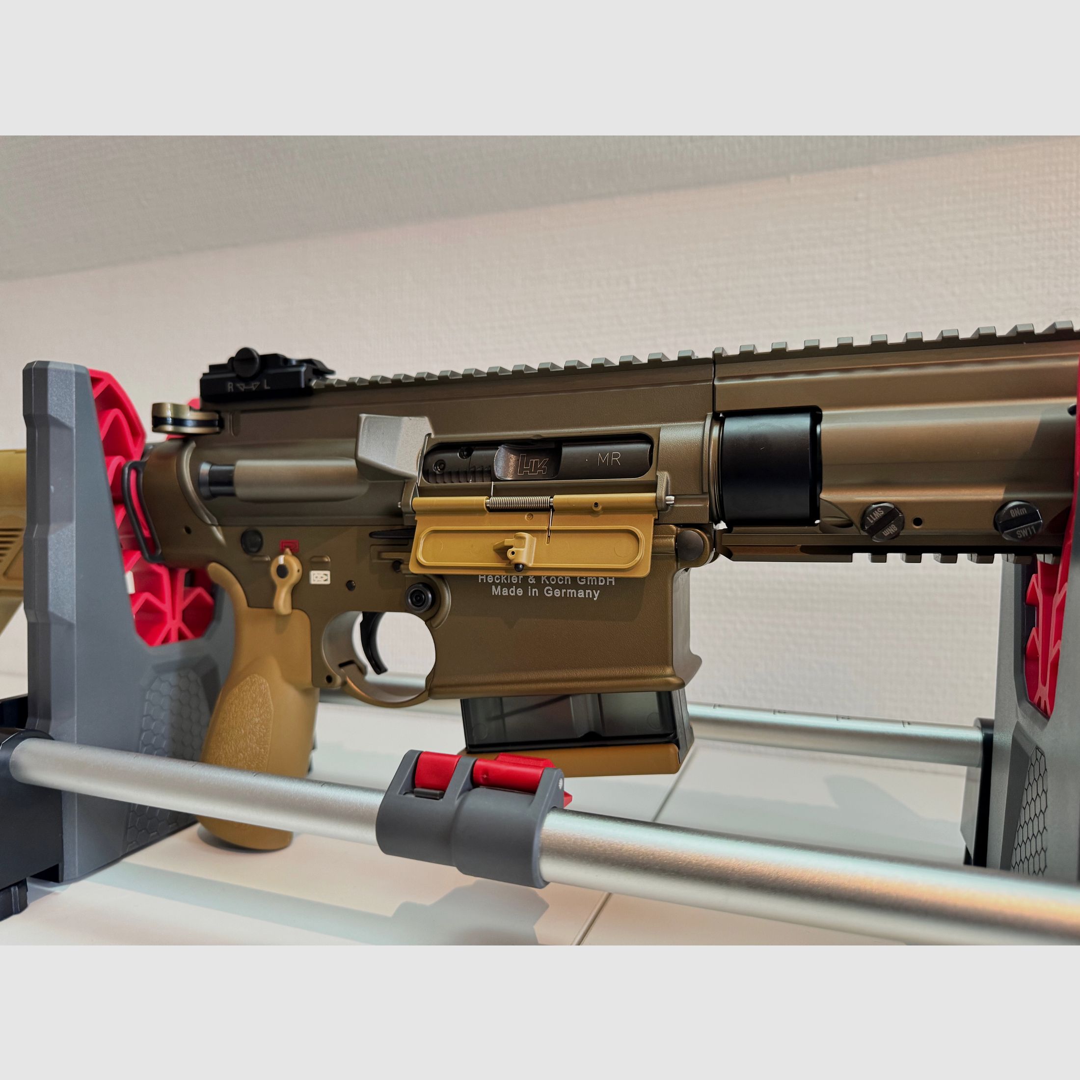 Heckler & Koch MR308 A3 Slimline 16,5" FDE Sandfarben Neuwertig 