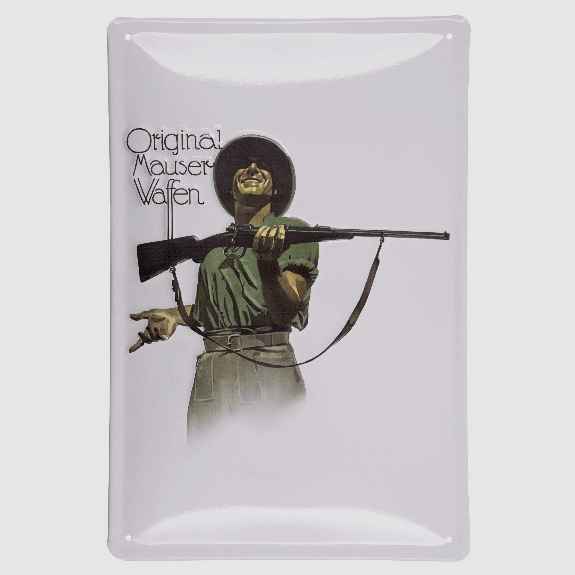 Plaque en tôle Mauser