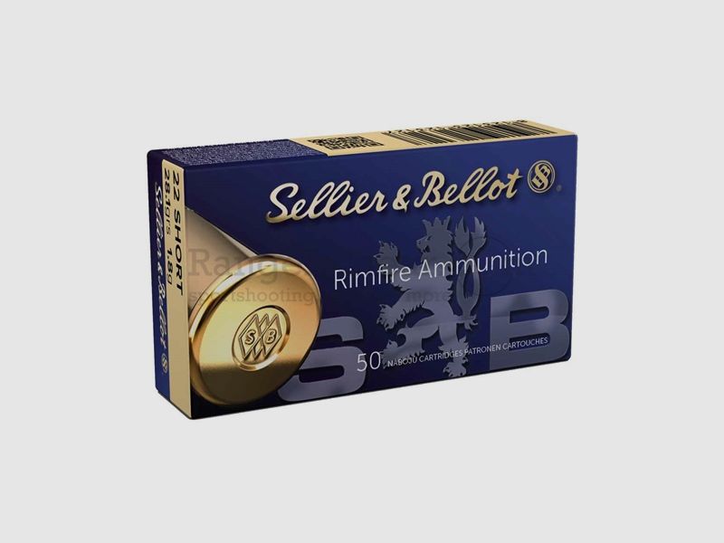 S&B .22 Short LRN-PB 1.8g/27.8gr