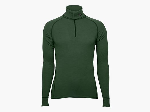 Brynje Brynje Shirt Classic Wool Zip Polo grün