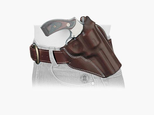 Schnellziehholster LIGHTNING "Cross Draw" Walther P5-Rechtshänder-Braun