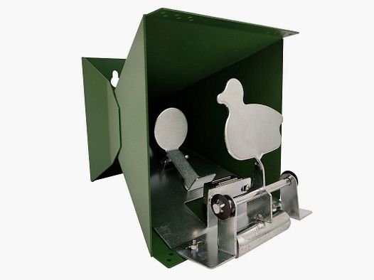 AKAH bullet trap funnel shape with folding target duck
