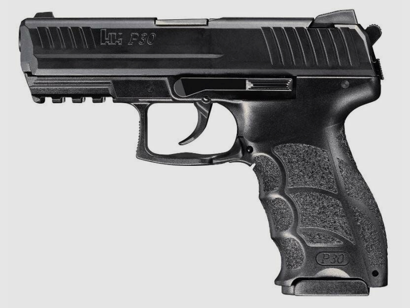 Heckler & Koch P30 blank pistol 9 mm P.A.K. blued