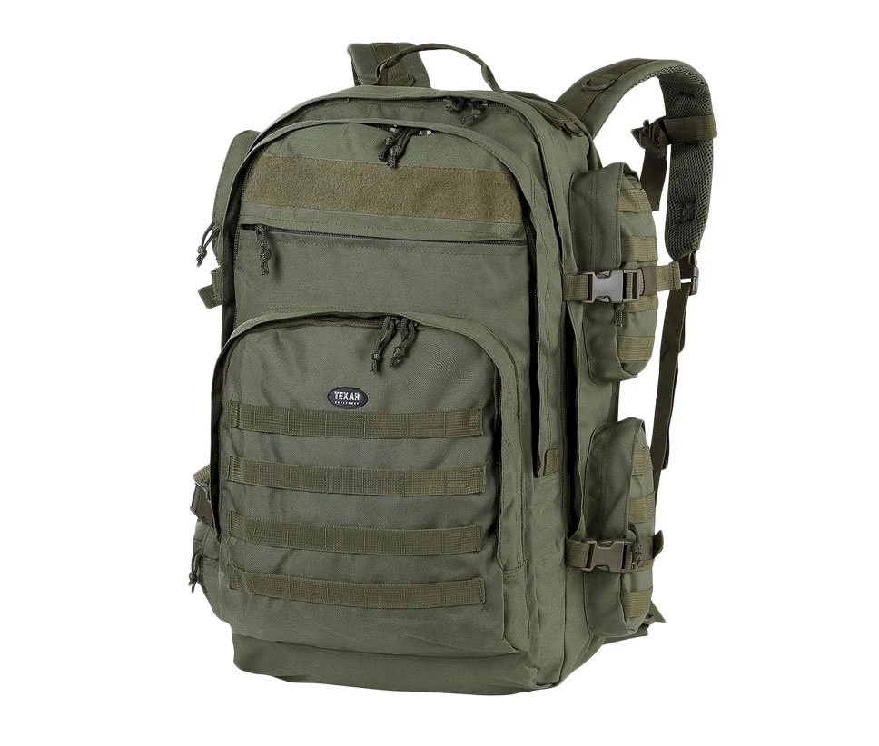 Mochila táctica Grizzly verde Texar 65 L