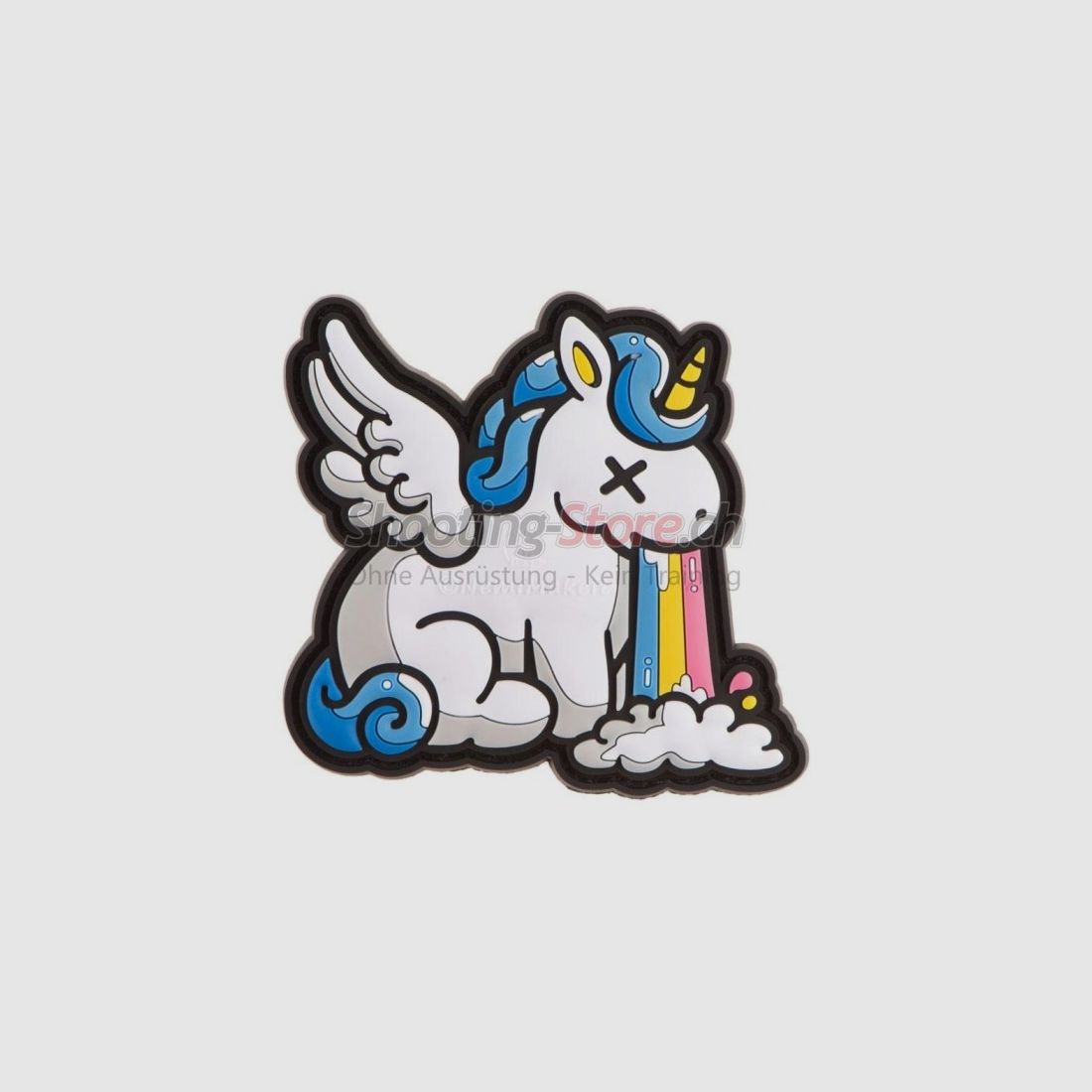 JTG Unicorn Not Drunk Rubber Patch Multicolor
