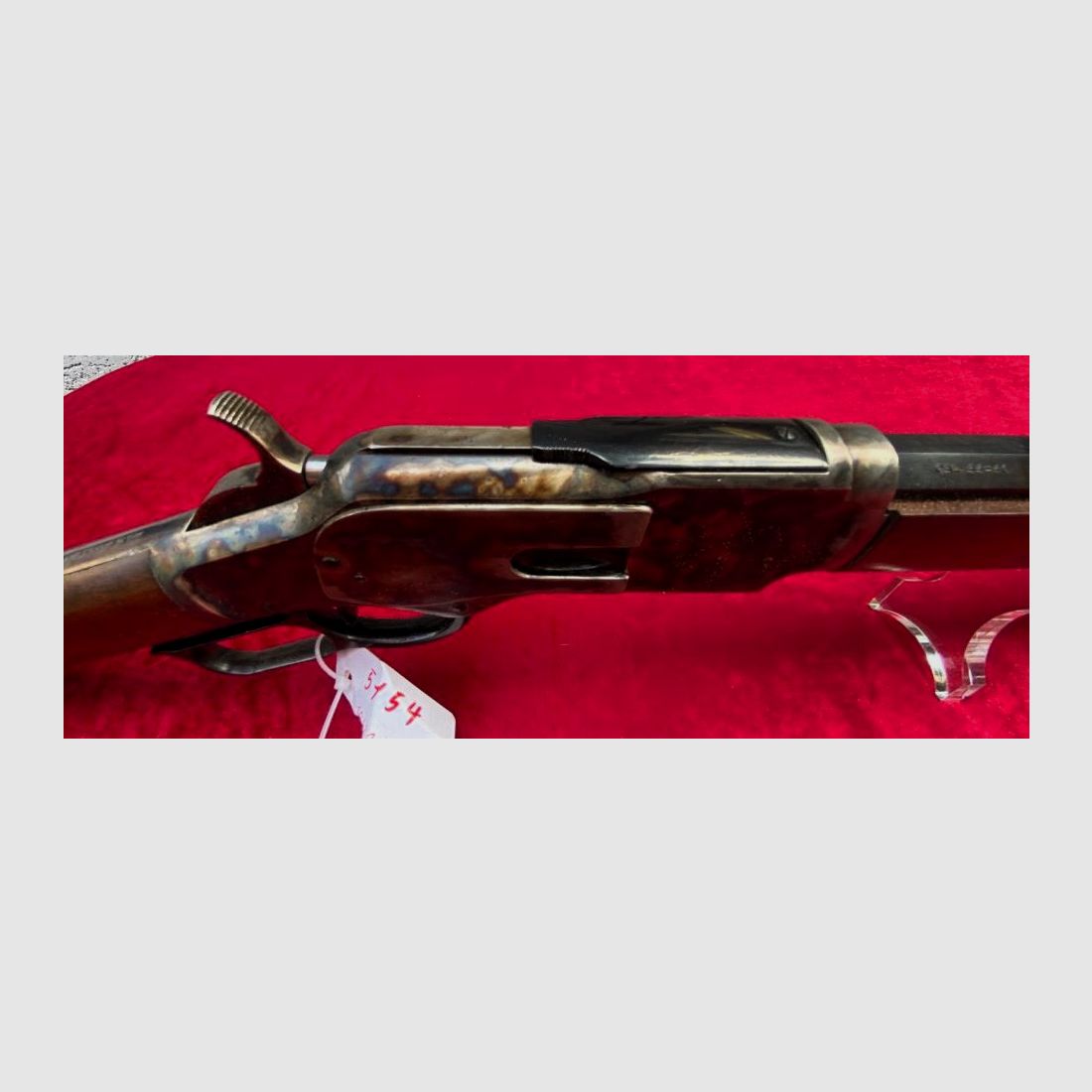 Winchester 73 aus Hege Uberti Fertigung Kal. 44 - 40  Ganzstahl bunt gehärtet mit 8-kant Lauf