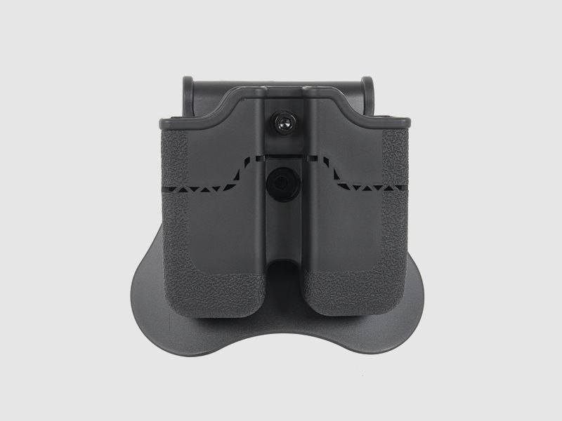 PX4/P30/USP/USP Compact Airsoft Double Mag Pouch Series - Black