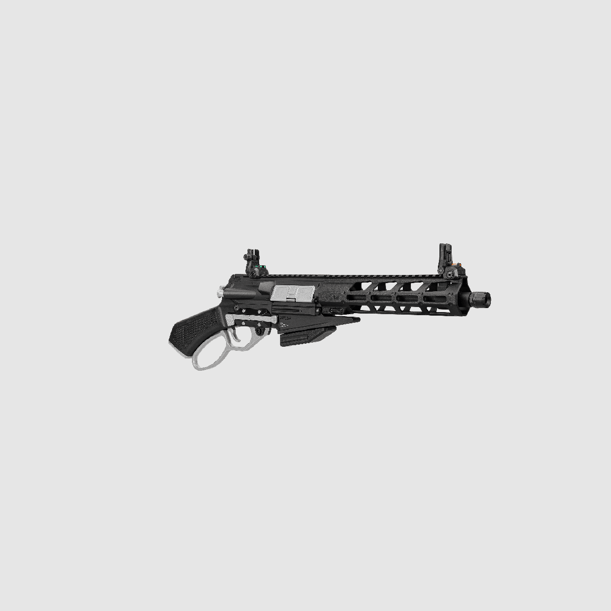 LevAR PLATA S 7" Gas Powered Lever Action Rifle with Polymer Handguard in Black -F- | G&G, image 5 of 8