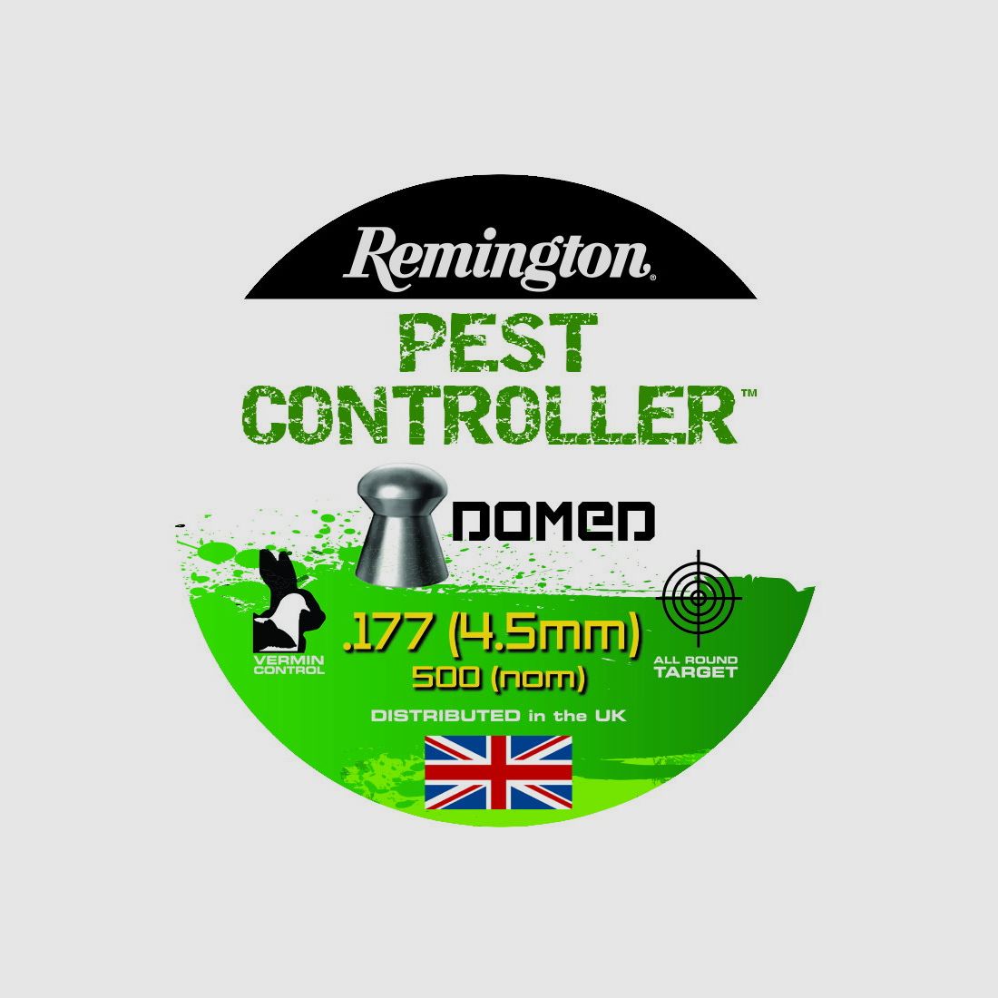 Remington Pest Controller Domed Cal. .177 / 4,5mm, 500 colpi