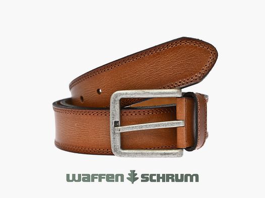 Buttermaker leather belt cognac