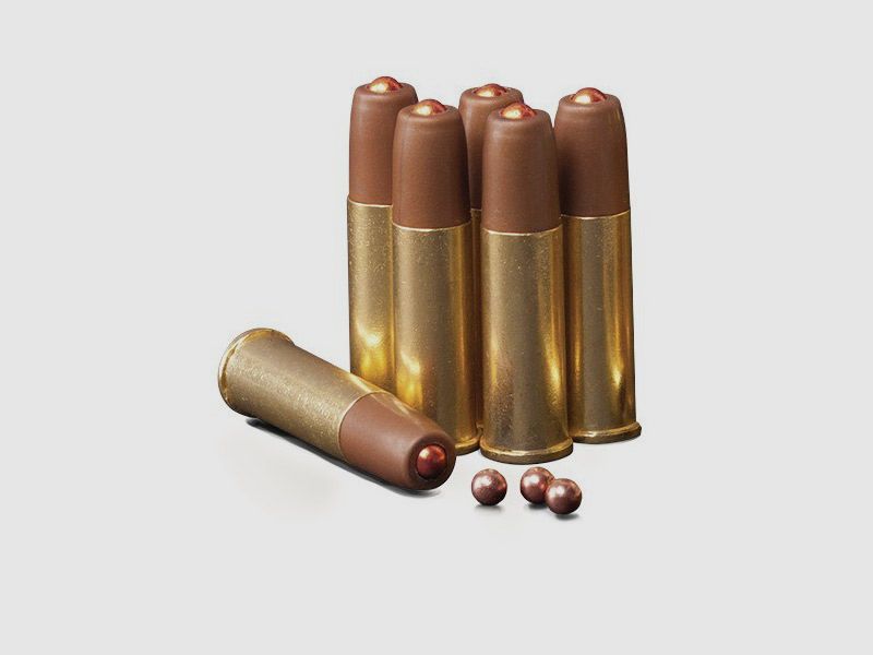 LadehĂĽlsen fĂĽr CO2 Revolver ASG Dan Wesson, Crosman Remington 1875, SR357, SNR357 Snub Nose und UX 357, 6 StĂĽck, Kaliber 4,5 mm BB