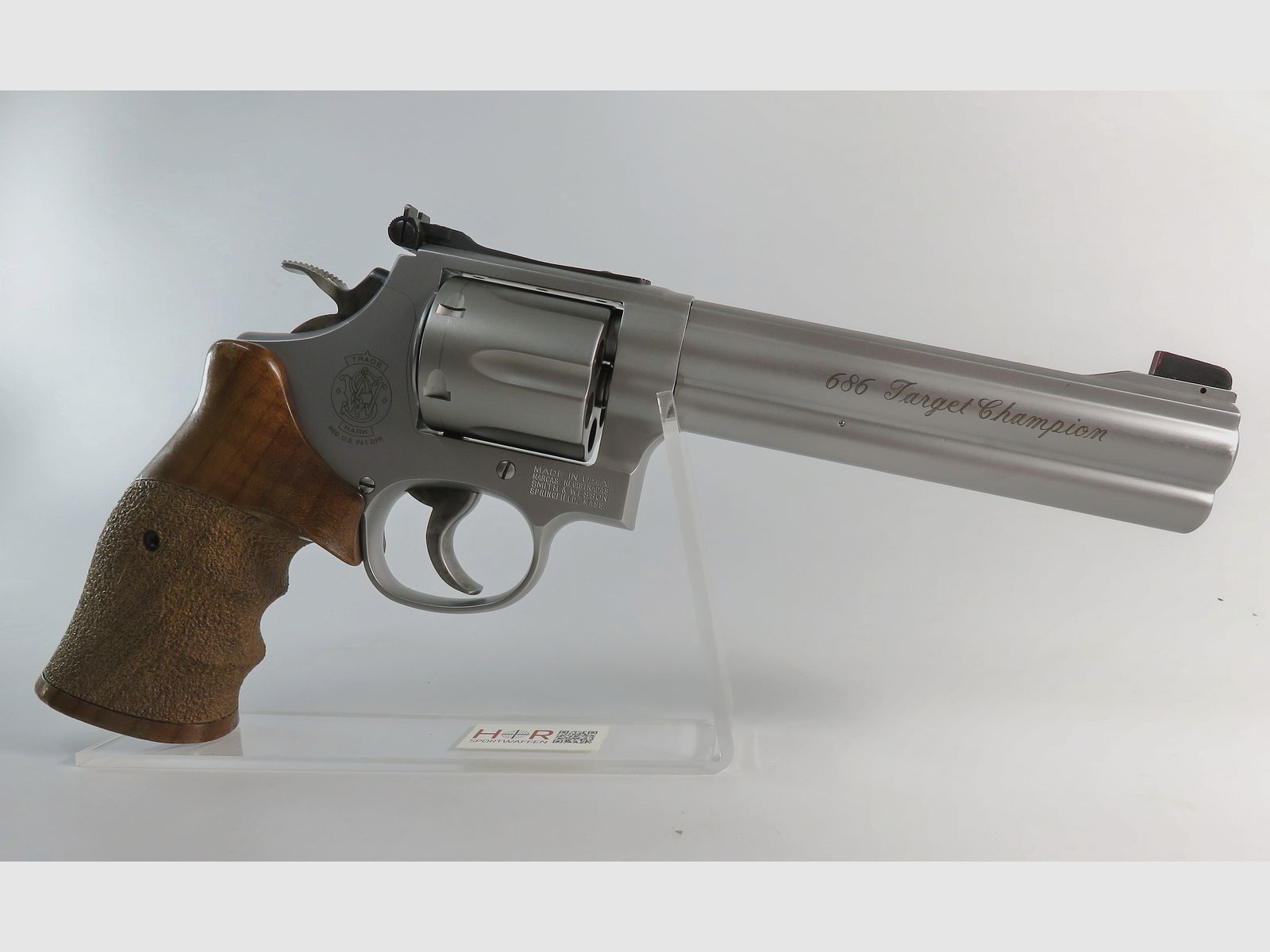 Revolver Smith & Wesson Mod 686-5 Target Champion | .357 Mag. | 6 Zoll | Nill-Griff | Top-Zustand