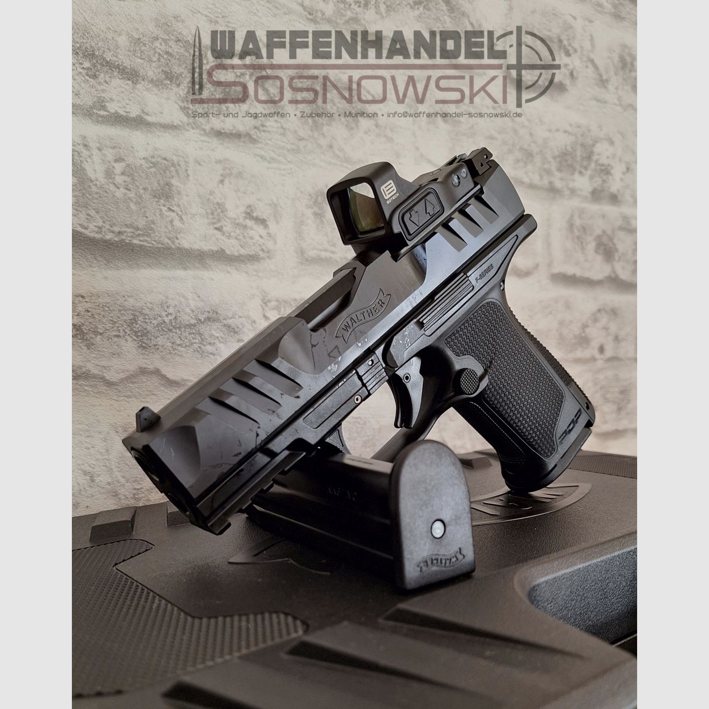 Pistole Walther PDP F-Serie OR 4" 9mm Luger & EOTech EFLX Mini Reflex Sight