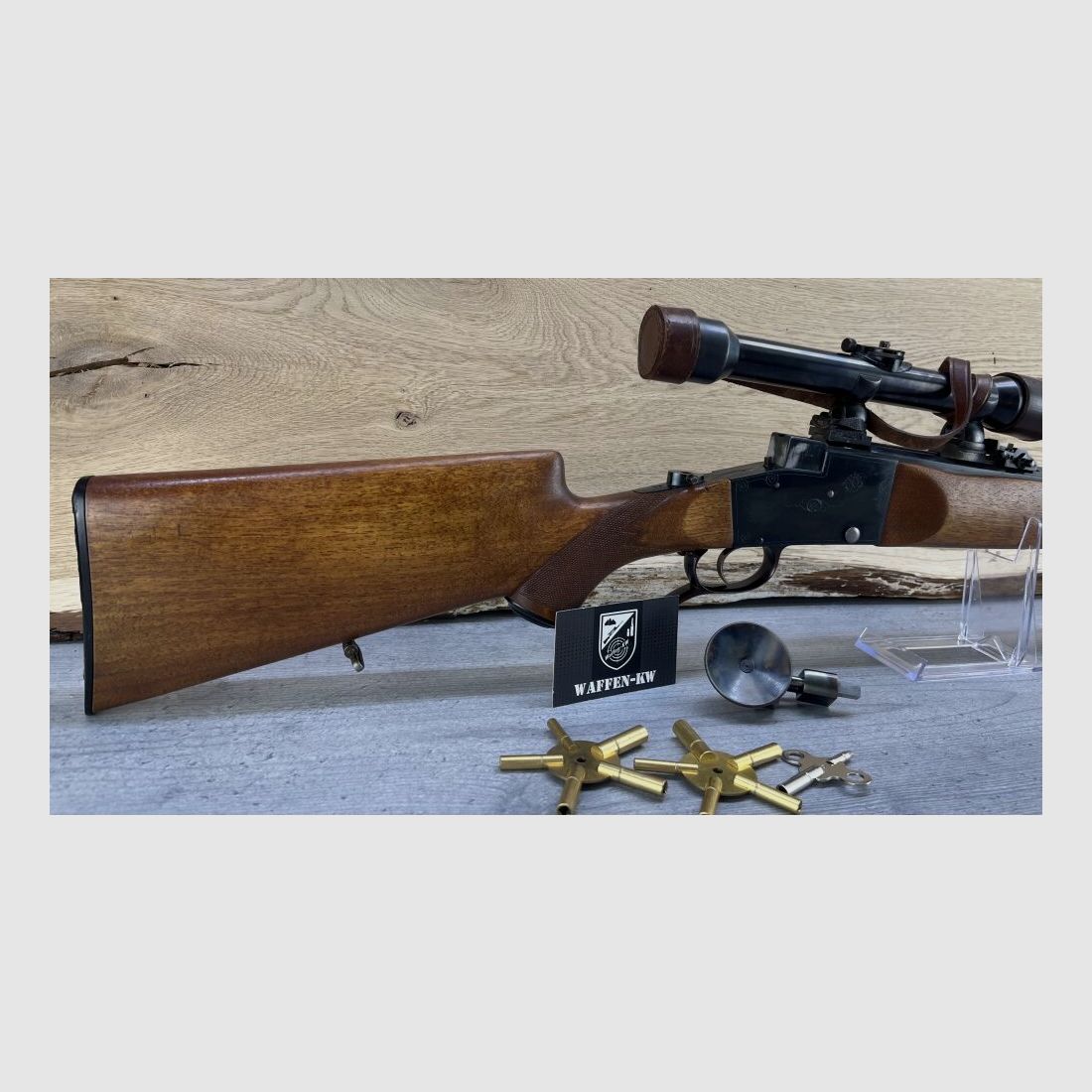 Fusil à bloc vertical - Fritz Langenhan Mod. 1936 + lunette Zielvier et .22lr