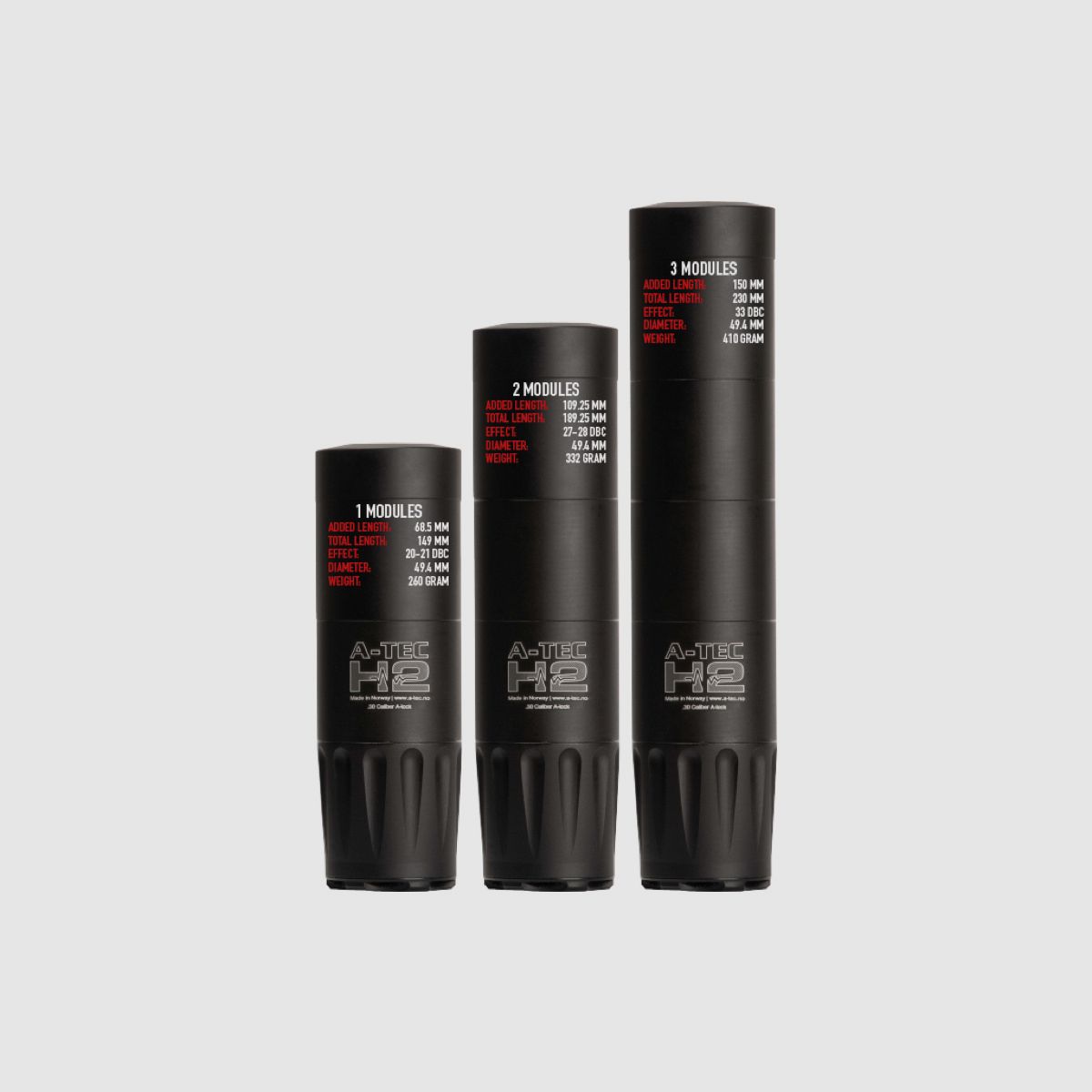 A-TEC Schalldämpfer H2