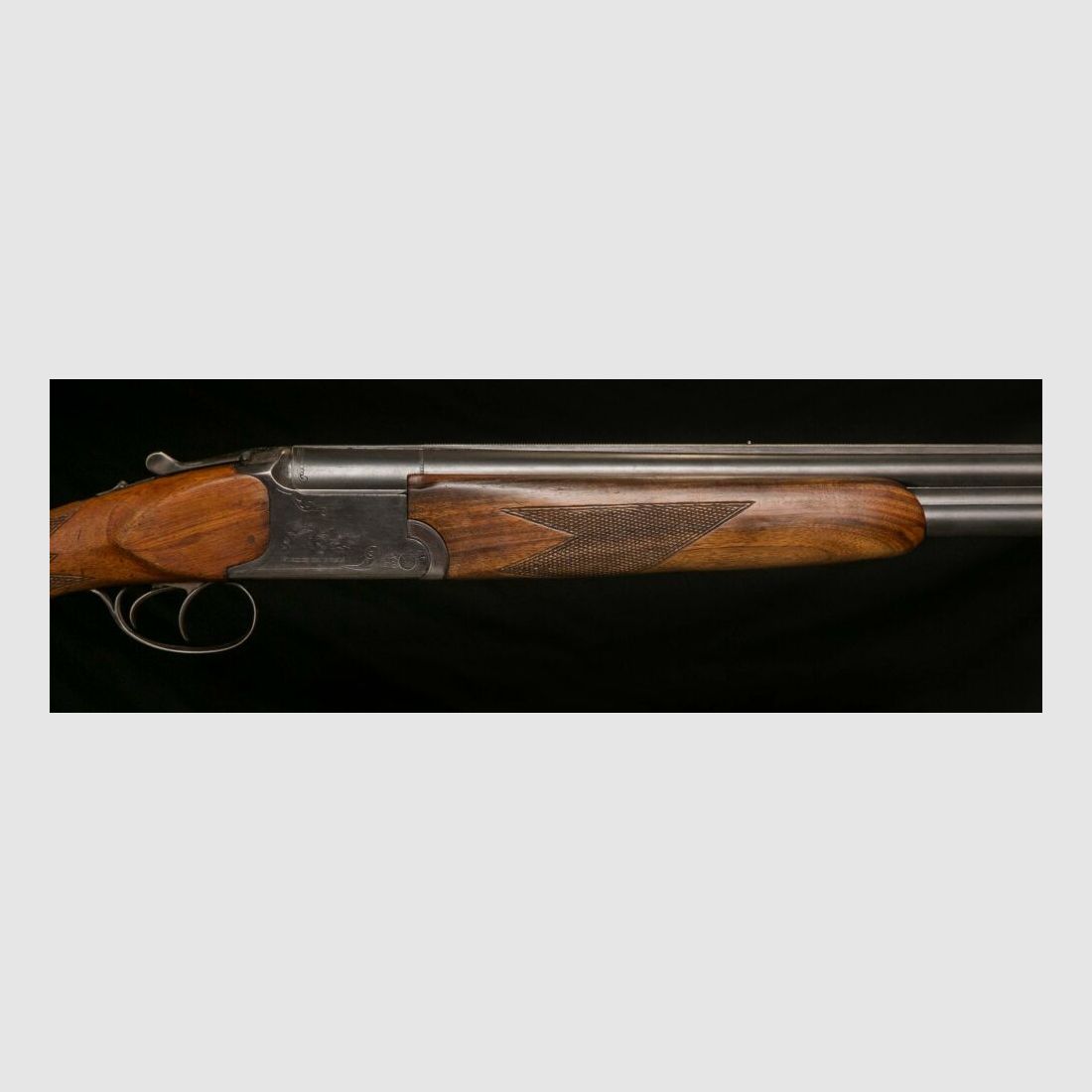 double-barreled shotgun
