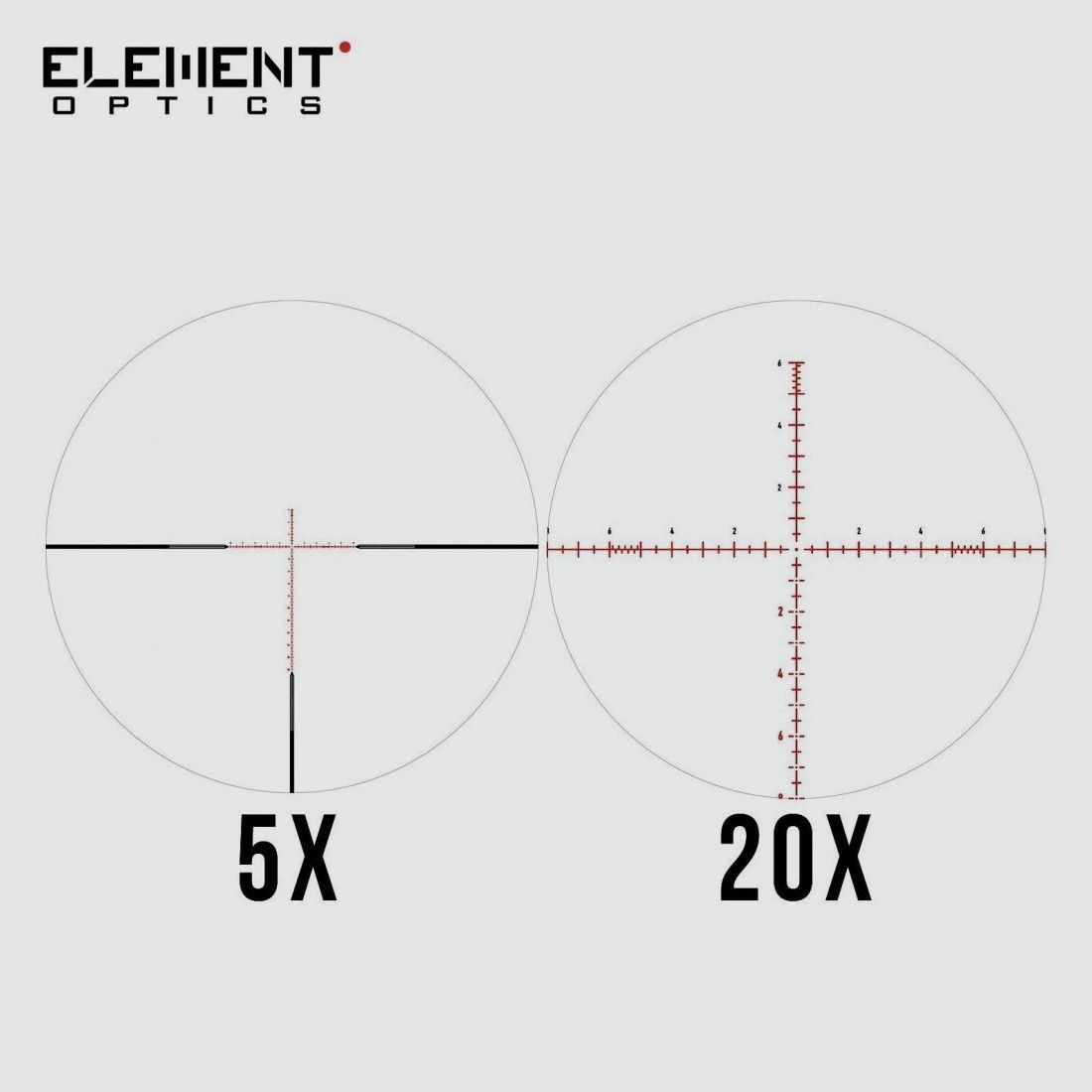 Zielfernrohr Element Optics Titan 5-25X56, Bild 6 von 9