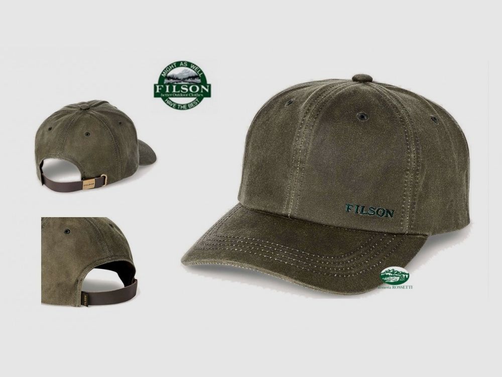 FILSON Hut Oil Tin Low Profile grün