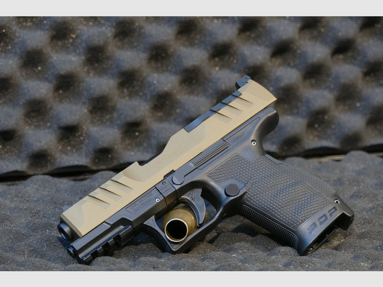 Walther PDP Compact, 4", 9x19, Custom Ceracote burnt Bronce Performance Duty Pistol WHB14