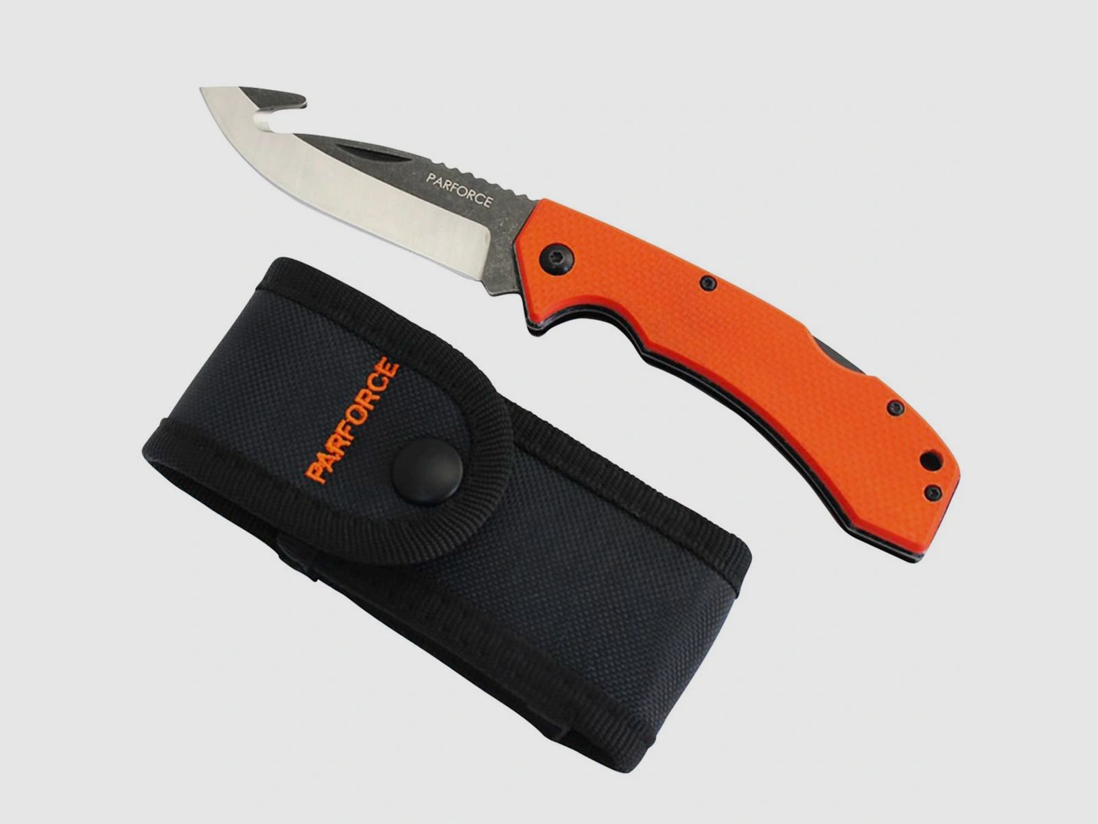 Couteau pliant Parforce Klapp Skinner 440 C G10 en orange