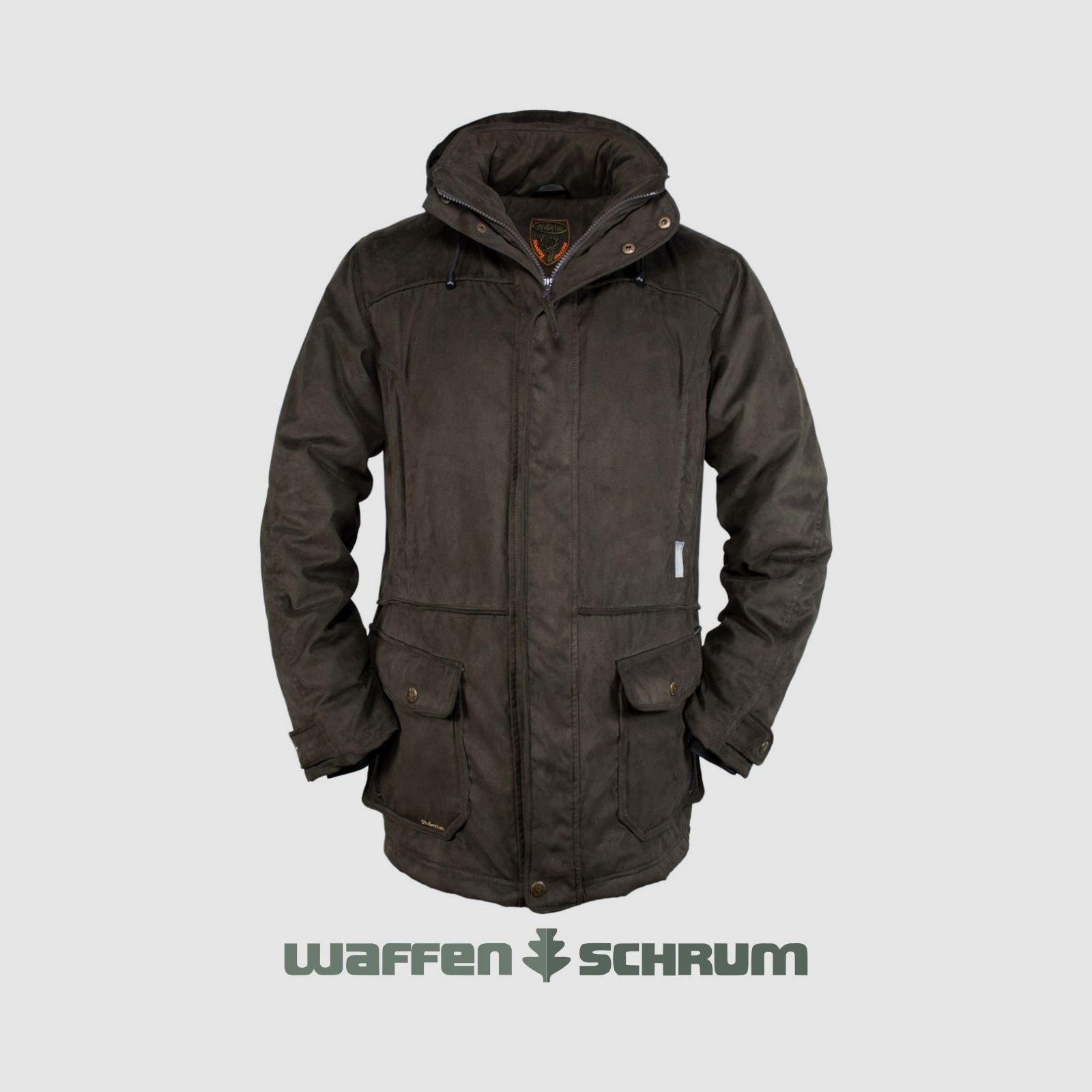 Hubertus Jacke Climashield Schwarzwald Olive-Braun