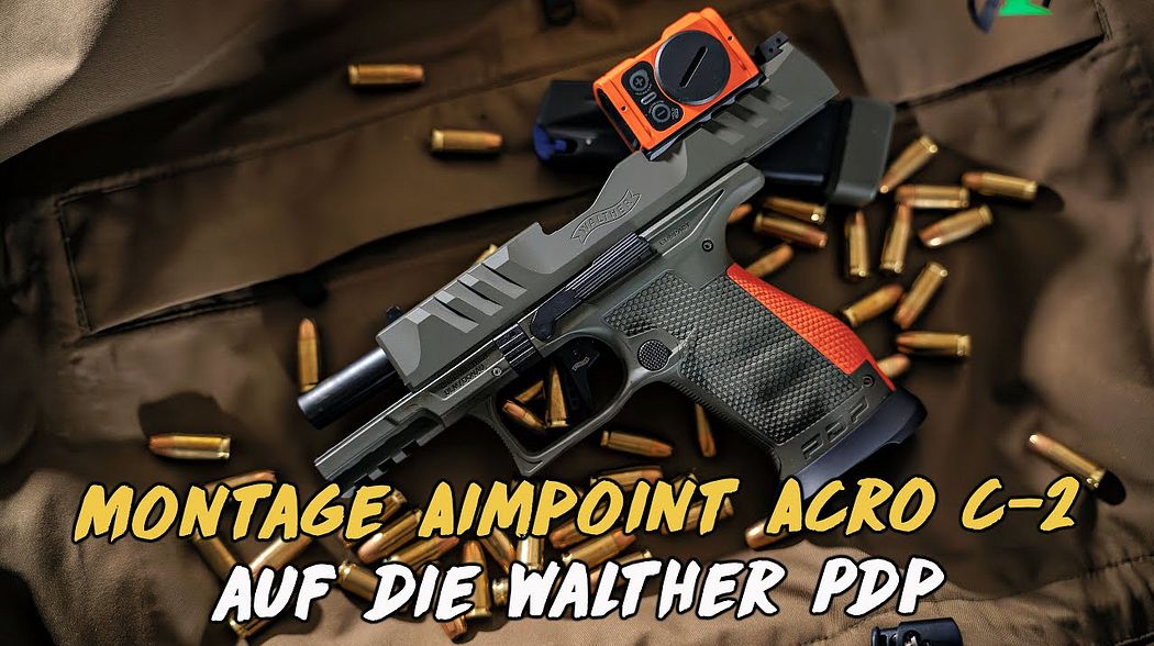 So montiert man das Aimpoint ACRO C-2 auf die Walther PDP