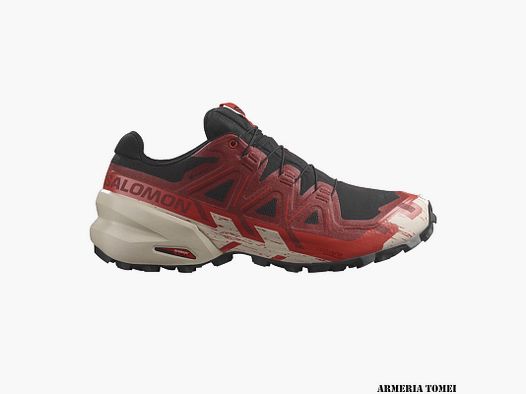 SALOMON – UOMO – SPEEDCROSS 6 GTX Black / Red Dalhia / Poppy Red