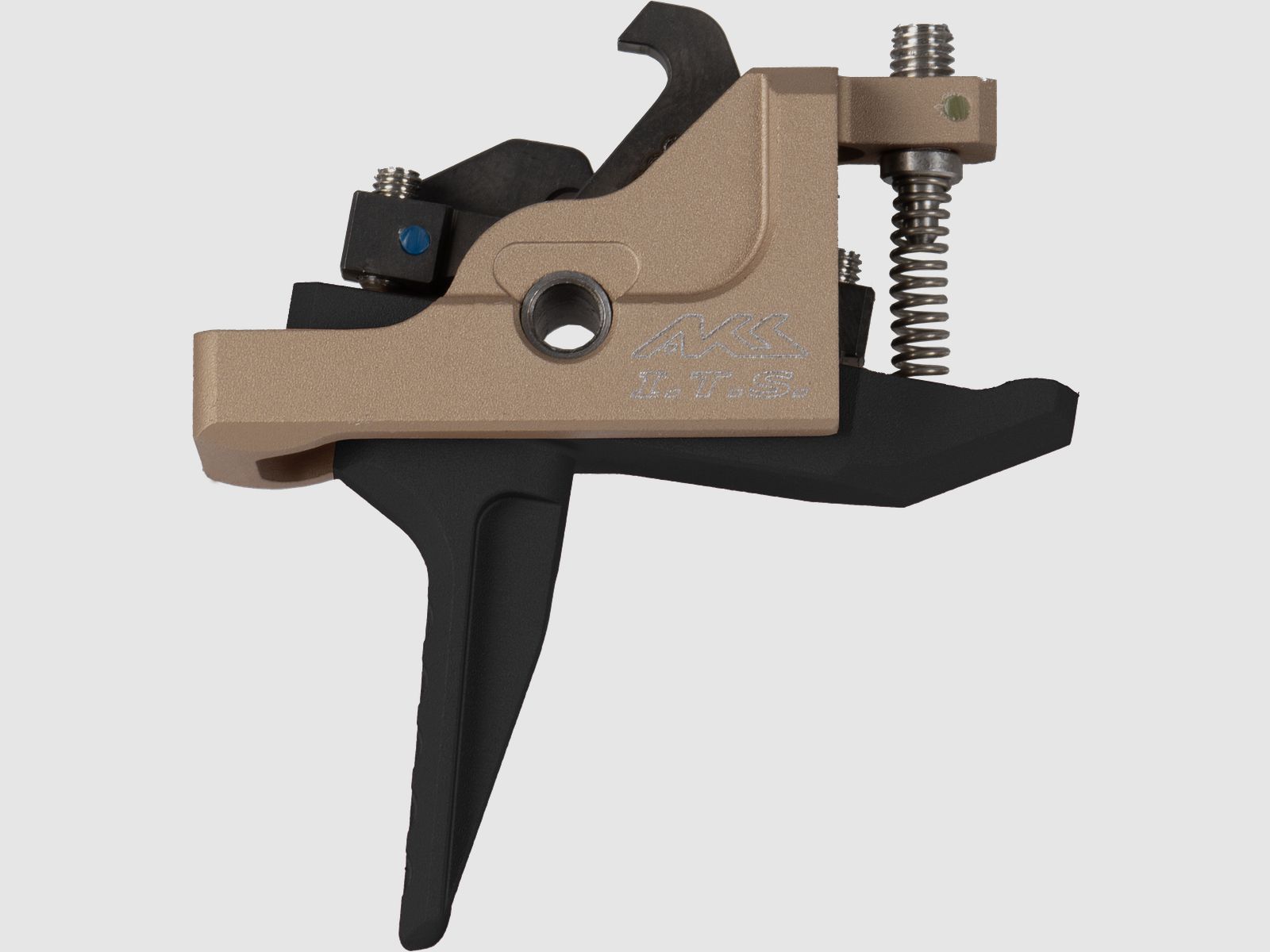 Abzug AR 15 schwarz/ rot/ bronze