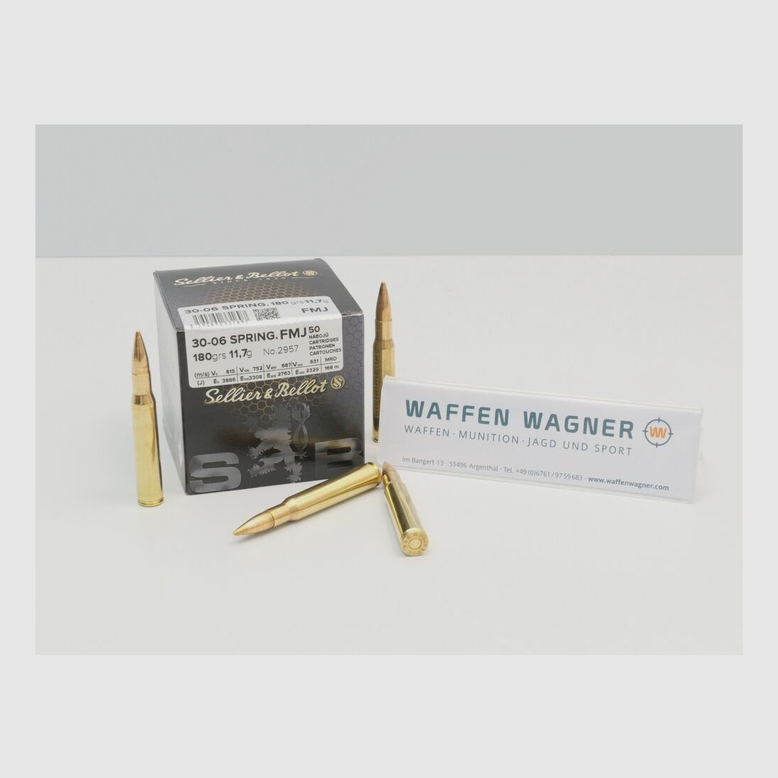 Sellier&Bellot FMJ 11,7g 180grs. à50