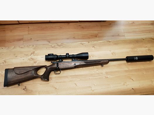 Mauser M12 Max 30-06 Spr., Swarovski Z6i 2-12x50, Schalldämpfer, Jäger-Komplettset