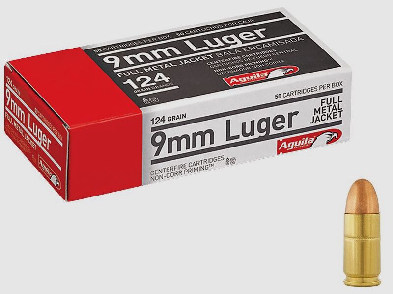 Aguila 9mm 124 GRS